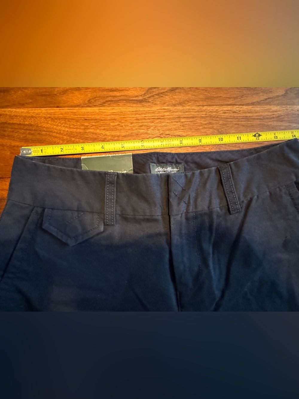 Eddie Bauer NWT Mercer Fit Moleskin Cotton Khaki Pants Sz 2 - Picture 6 of 7